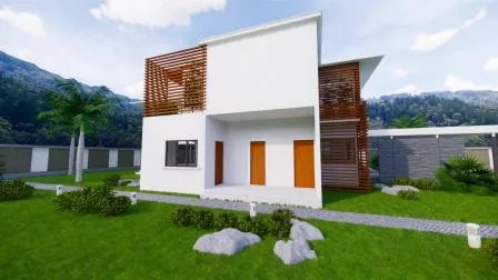 주거용 휴가 조립식 주택을 위한 인기 있는 현대 강철 조립식 주택