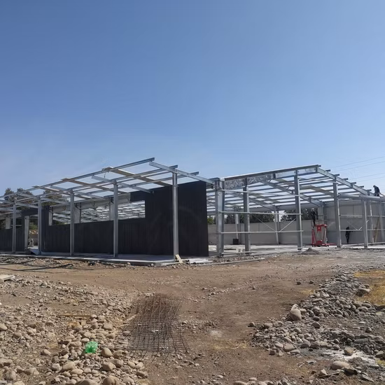 H 단면도 Q235 강철 구조물 건물/창고/창고/공장/작업장